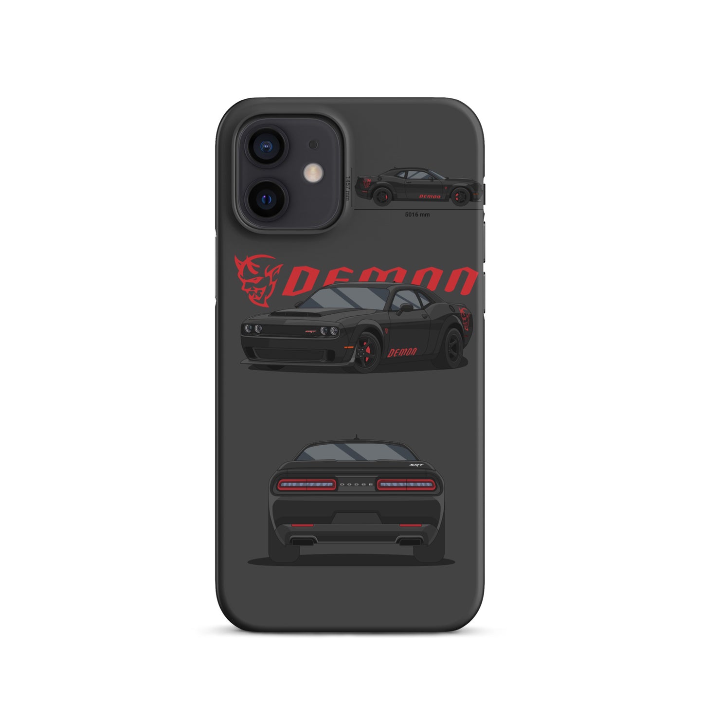 Dodge SRT Demon 170 snap case for iPhone® (Dark Grey)