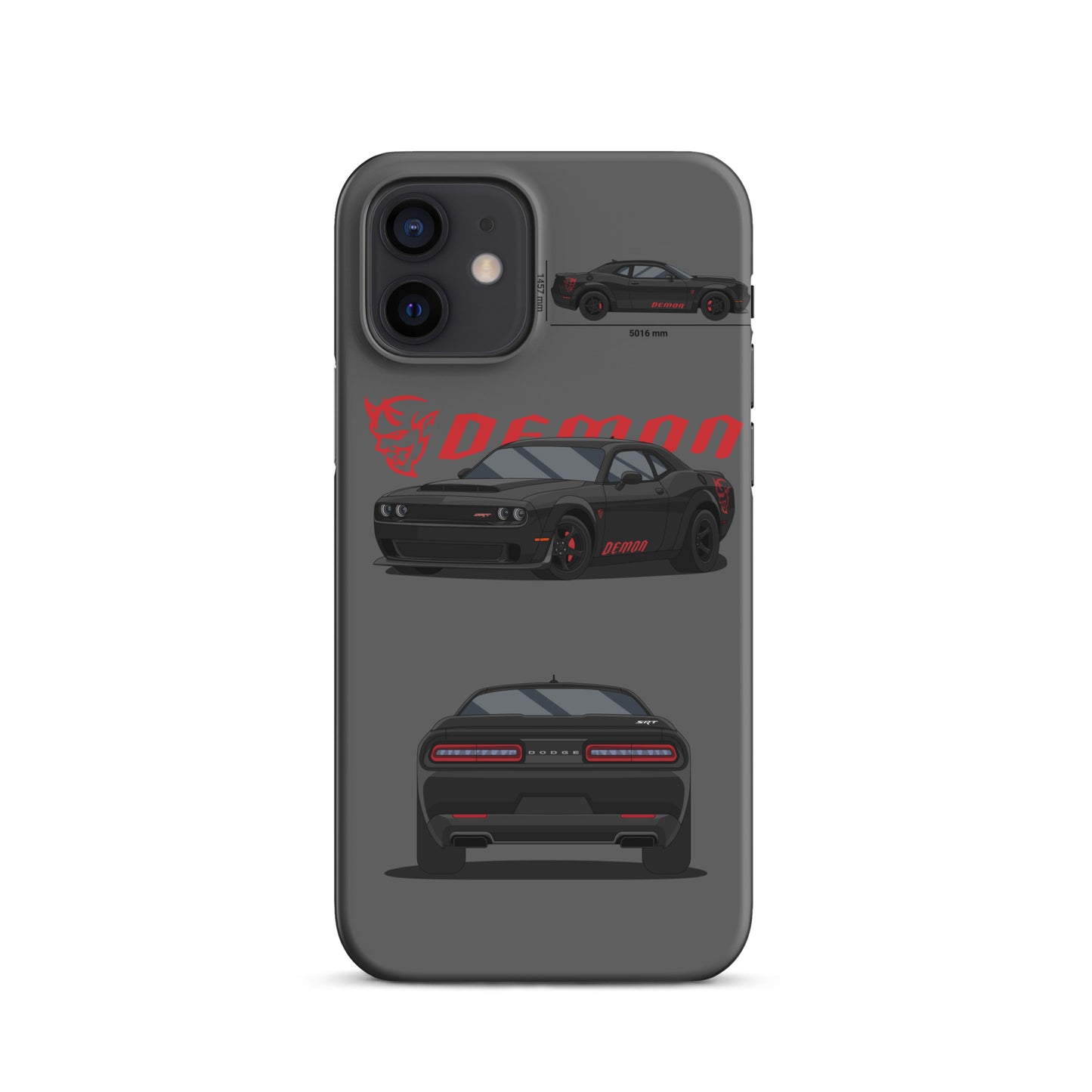 Dodge SRT Demon 170 snap case for iPhone® (Grey)