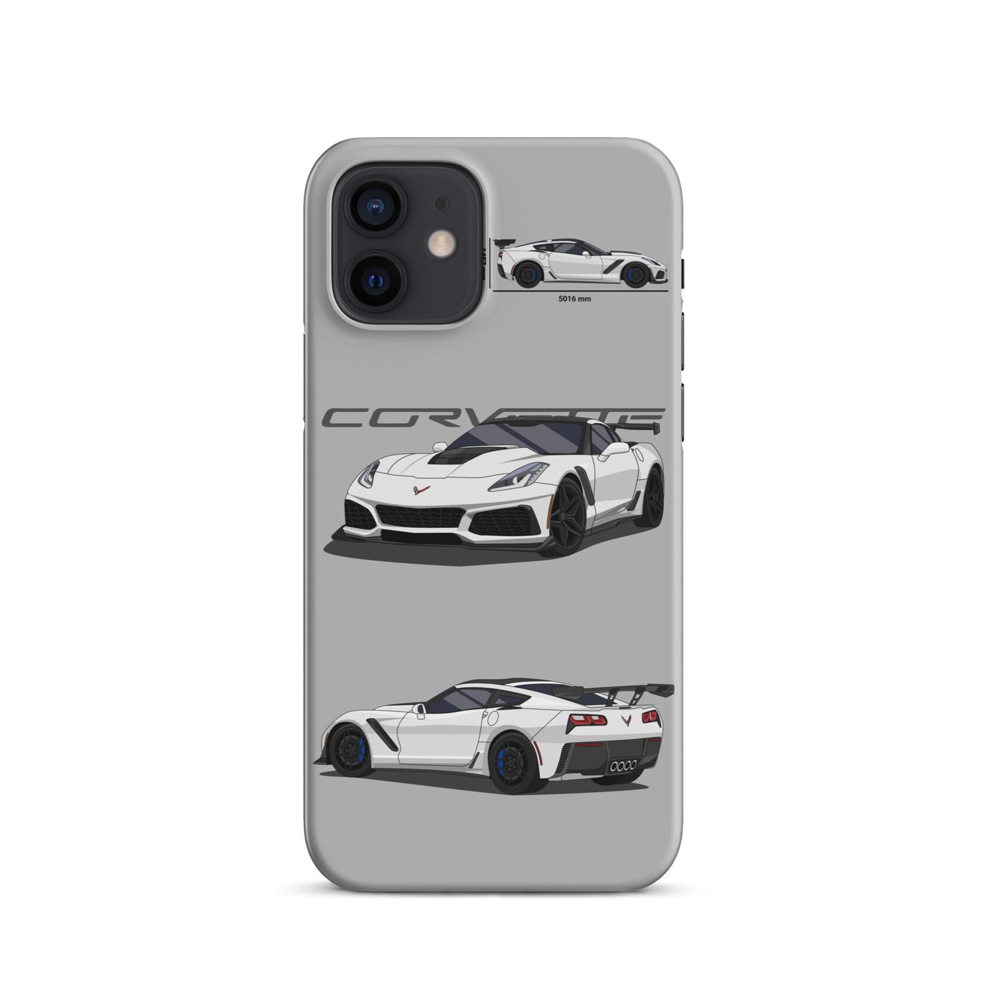 Corvette C7 ZR1 Snap case for iPhone® (Light Grey)