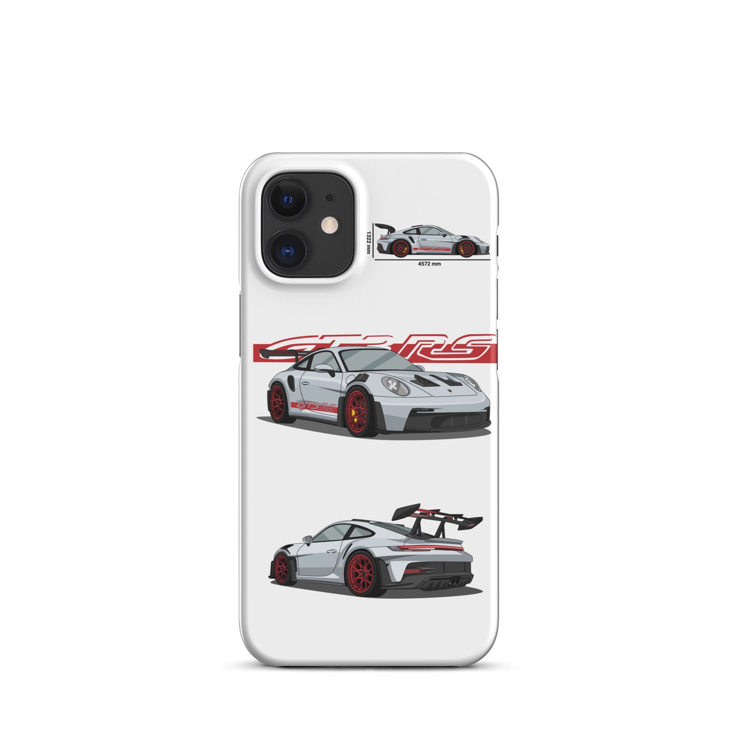 Porsche 911 GT3 RS snap case for iPhone® (White)