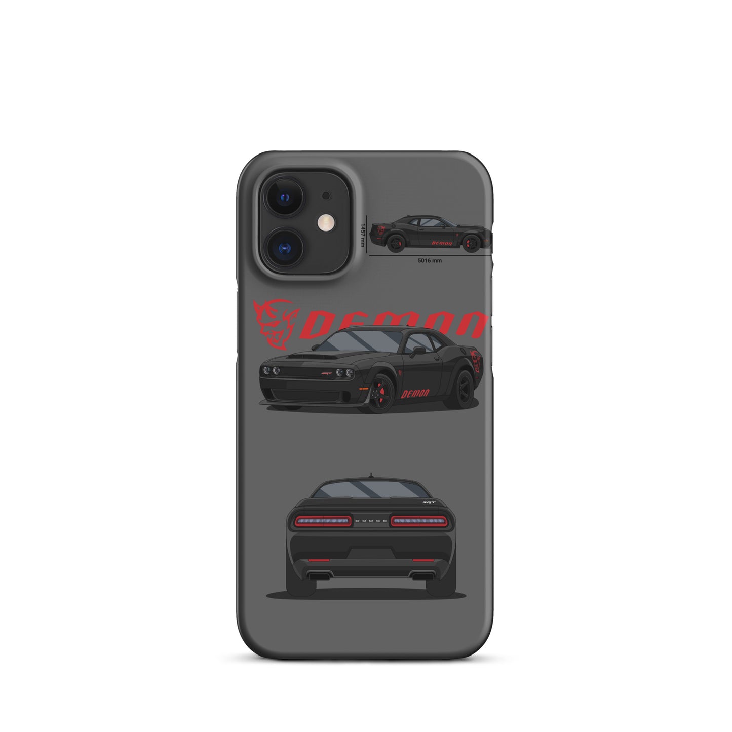 Dodge SRT Demon 170 snap case for iPhone® (Grey)