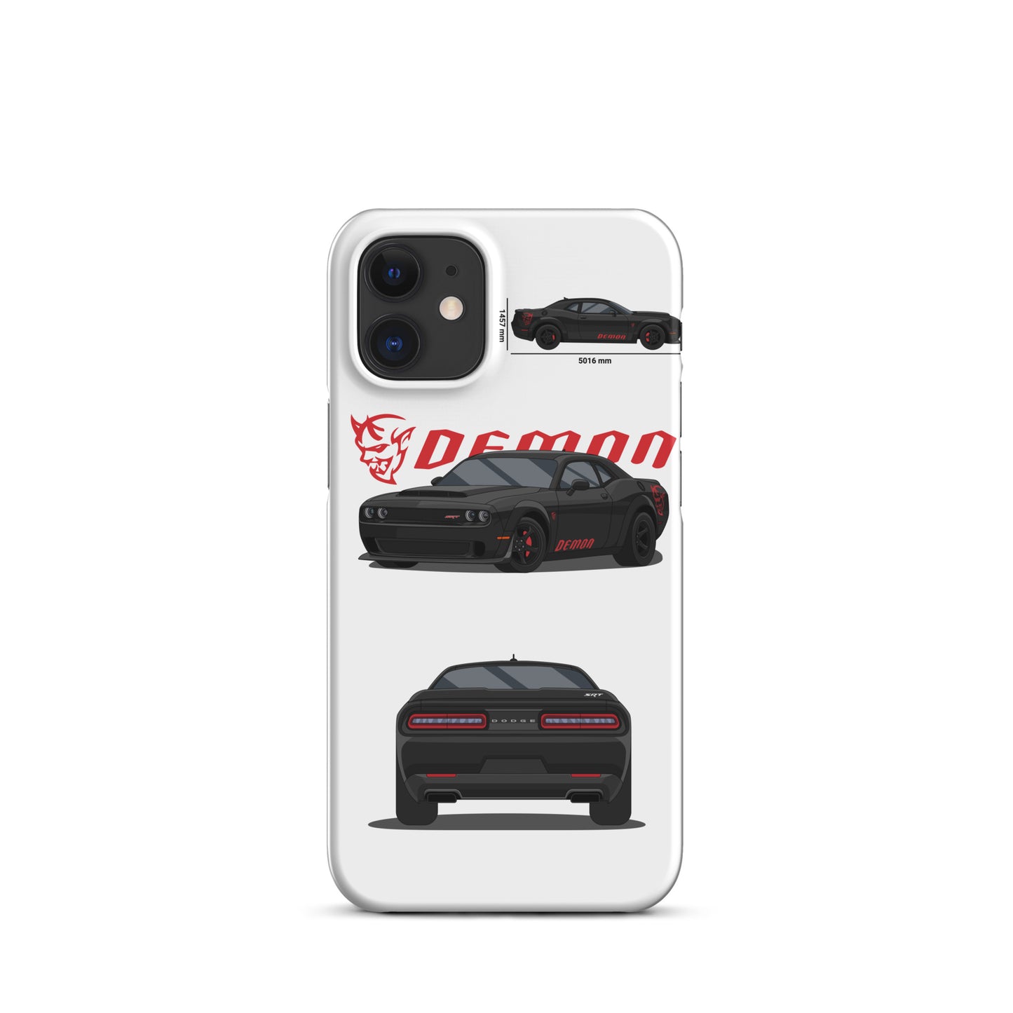 Dodge SRT Demon 170 snap case for iPhone® (White)