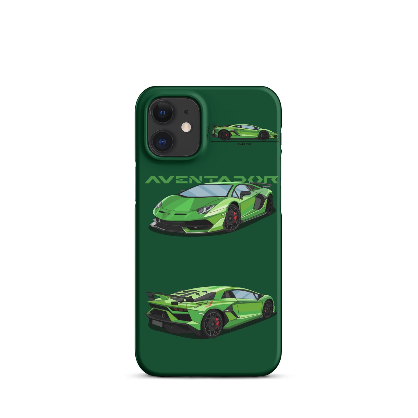 Lamborghini Aventador SVJ snap case for iPhone® (Green)