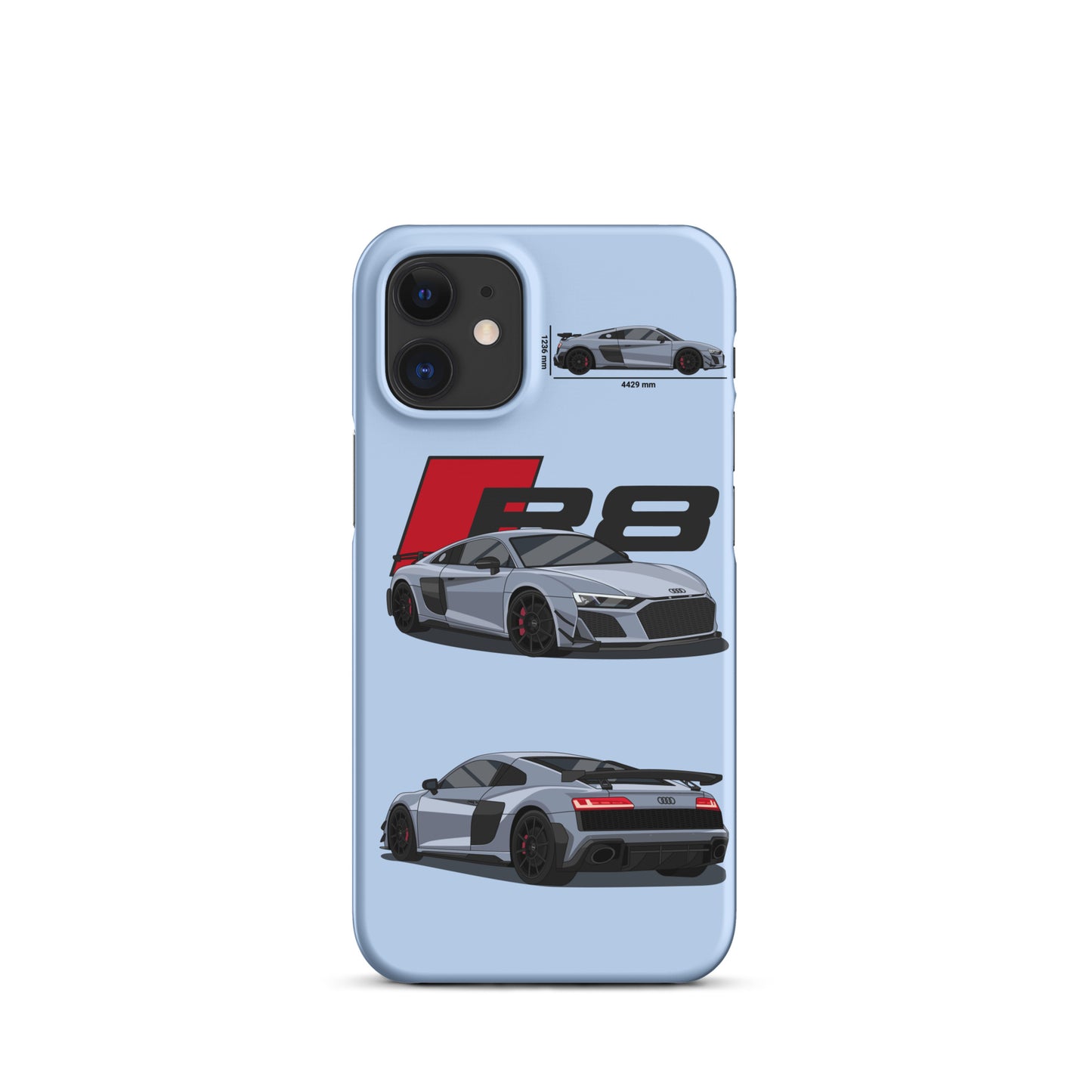 Audi R8 GT snap case for iPhone® (Baby Blue)