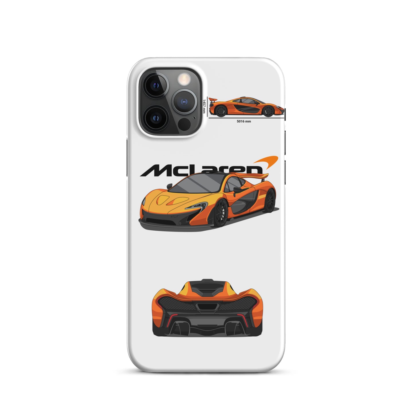 Mclaren P1 Snap case for iPhone® (White)