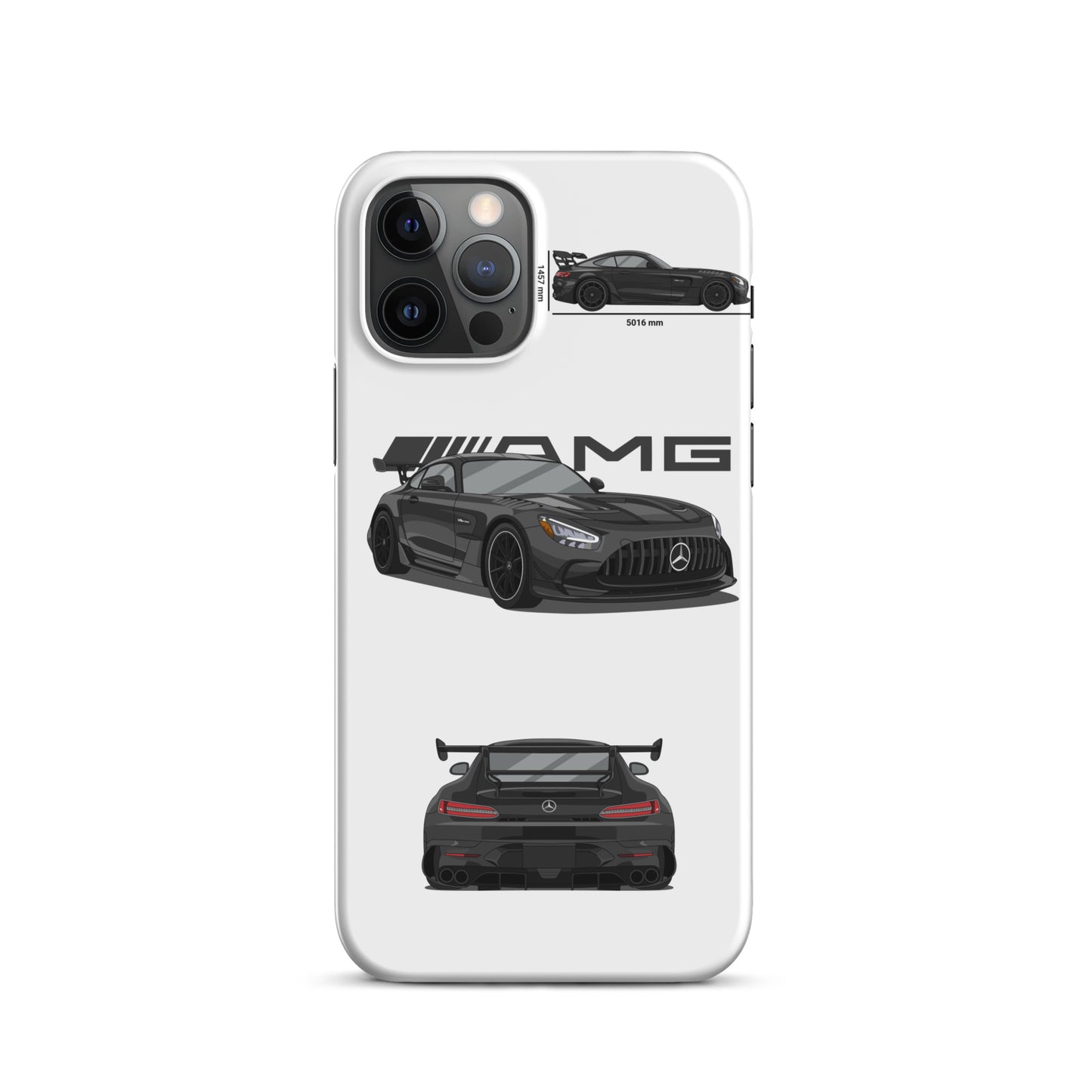 AMG GT Black Series Snap case for iPhone® (White)