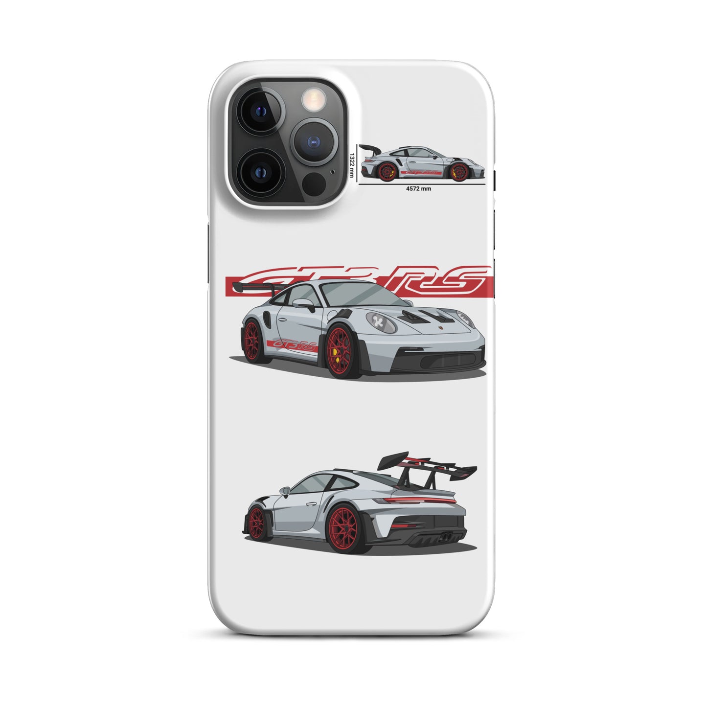 Porsche 911 GT3 RS snap case for iPhone® (White)