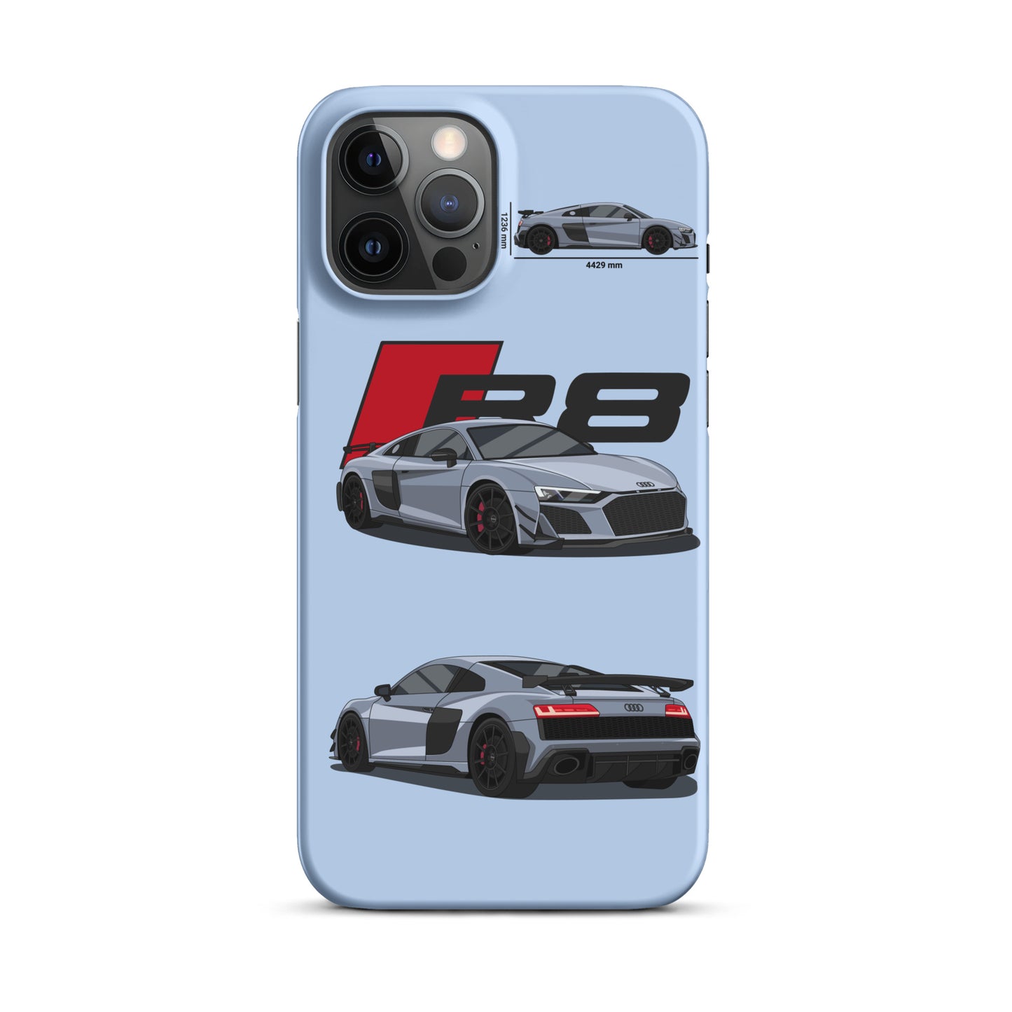 Audi R8 GT snap case for iPhone® (Baby Blue)