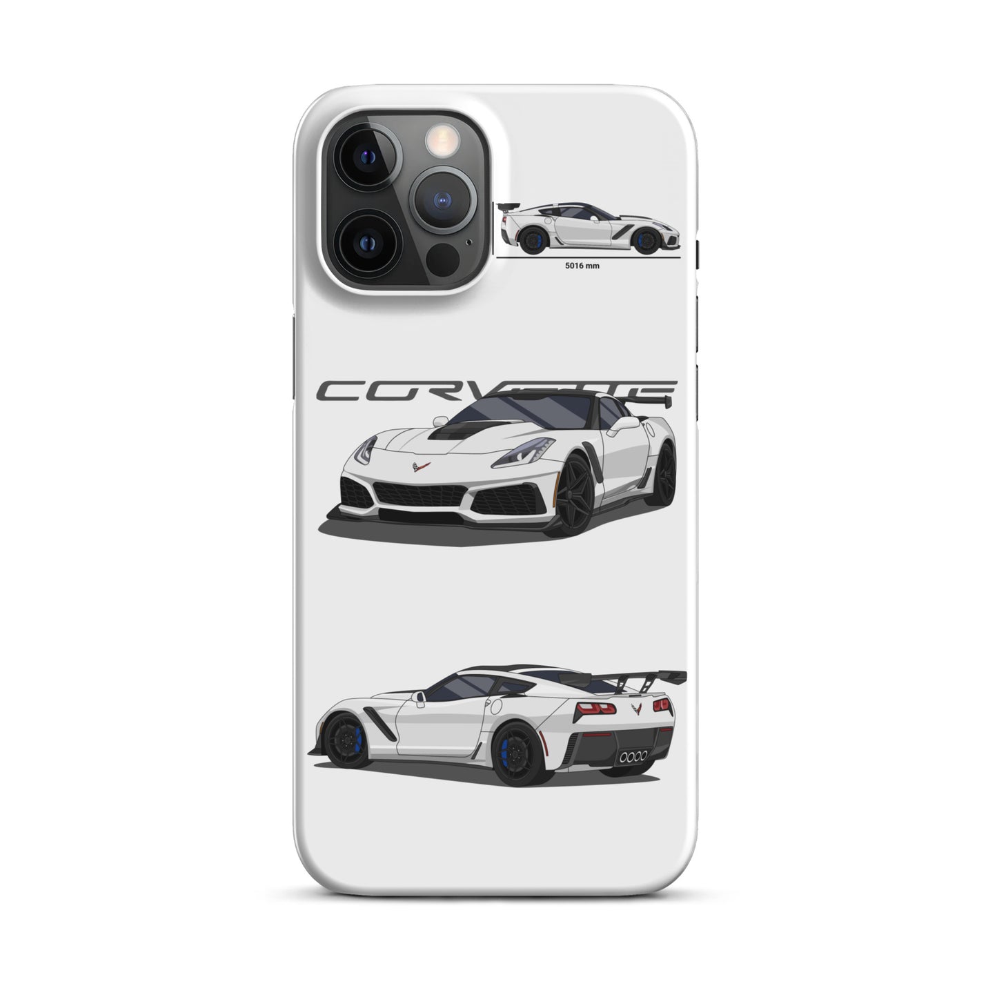 Corvette C7 ZR1 Snap case for iPhone® (White)