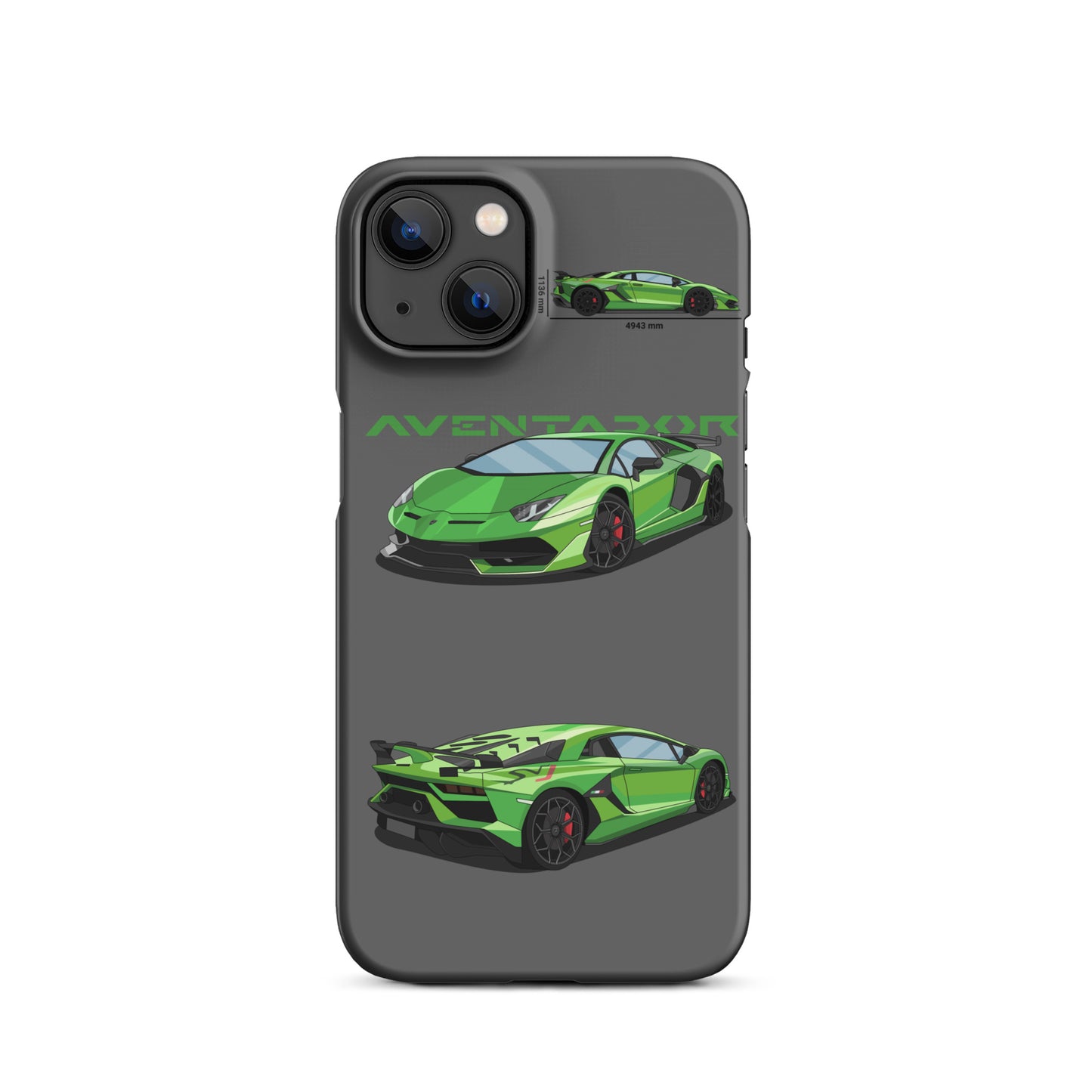 Lamborghini Aventador SVJ snap case for iPhone® (Grey)