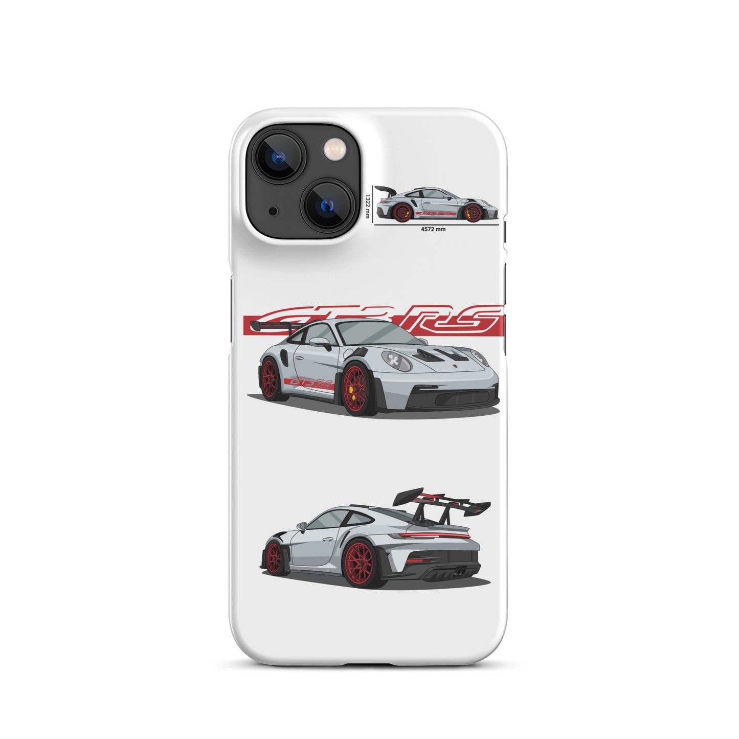 Porsche 911 GT3 RS snap case for iPhone® (White)