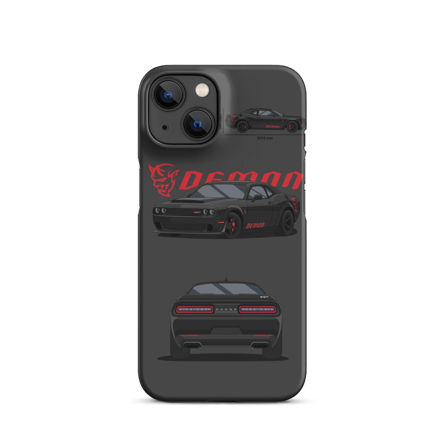 Dodge SRT Demon 170 snap case for iPhone® (Dark Grey)