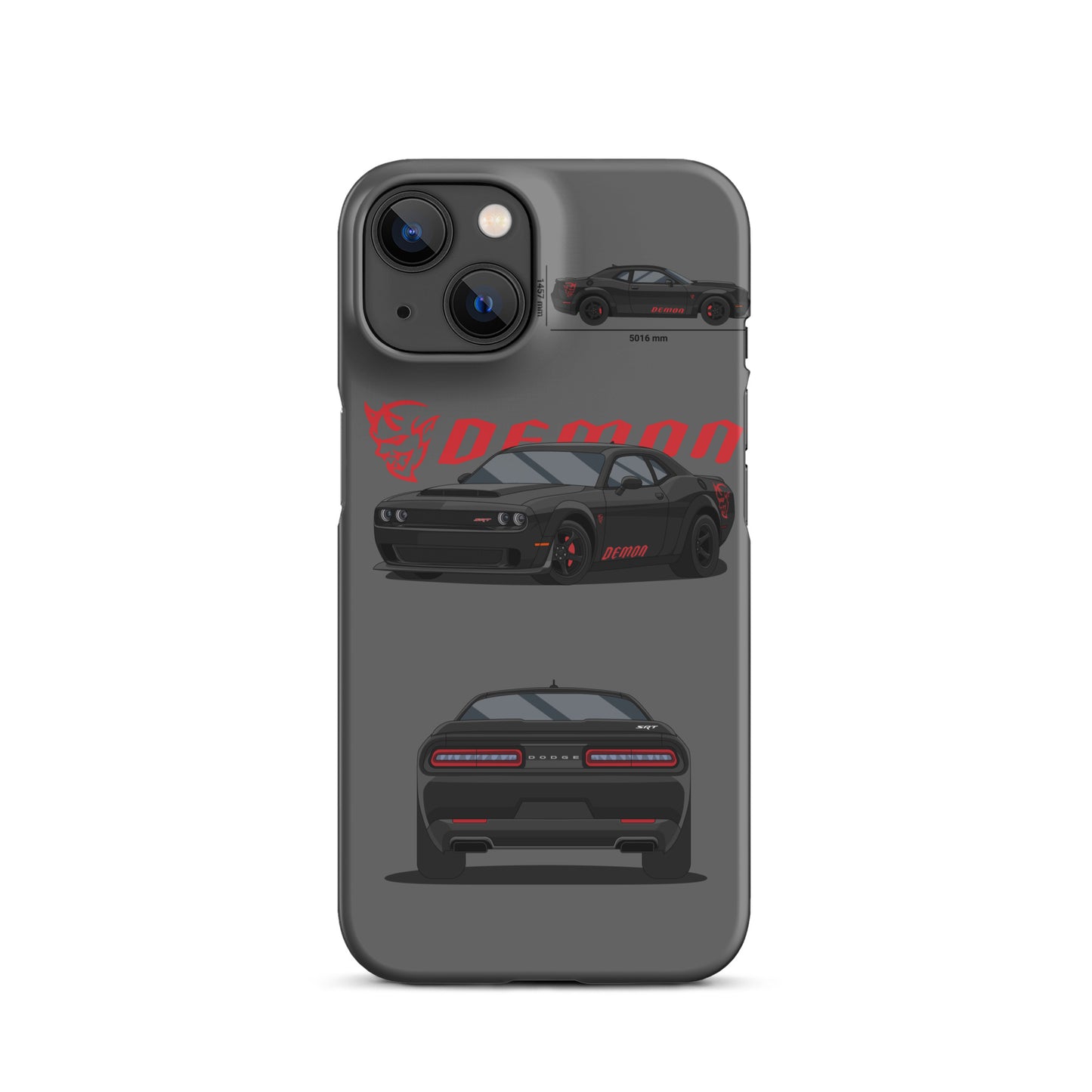 Dodge SRT Demon 170 snap case for iPhone® (Grey)