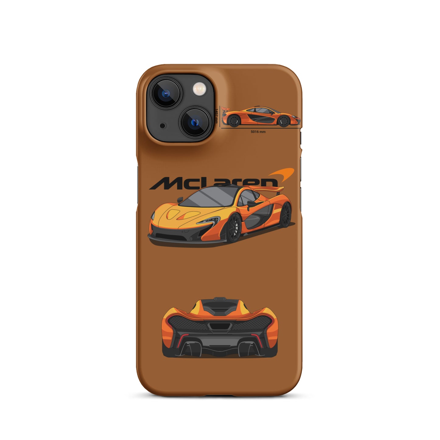 Mclaren P1 Snap case for iPhone® (Orange)