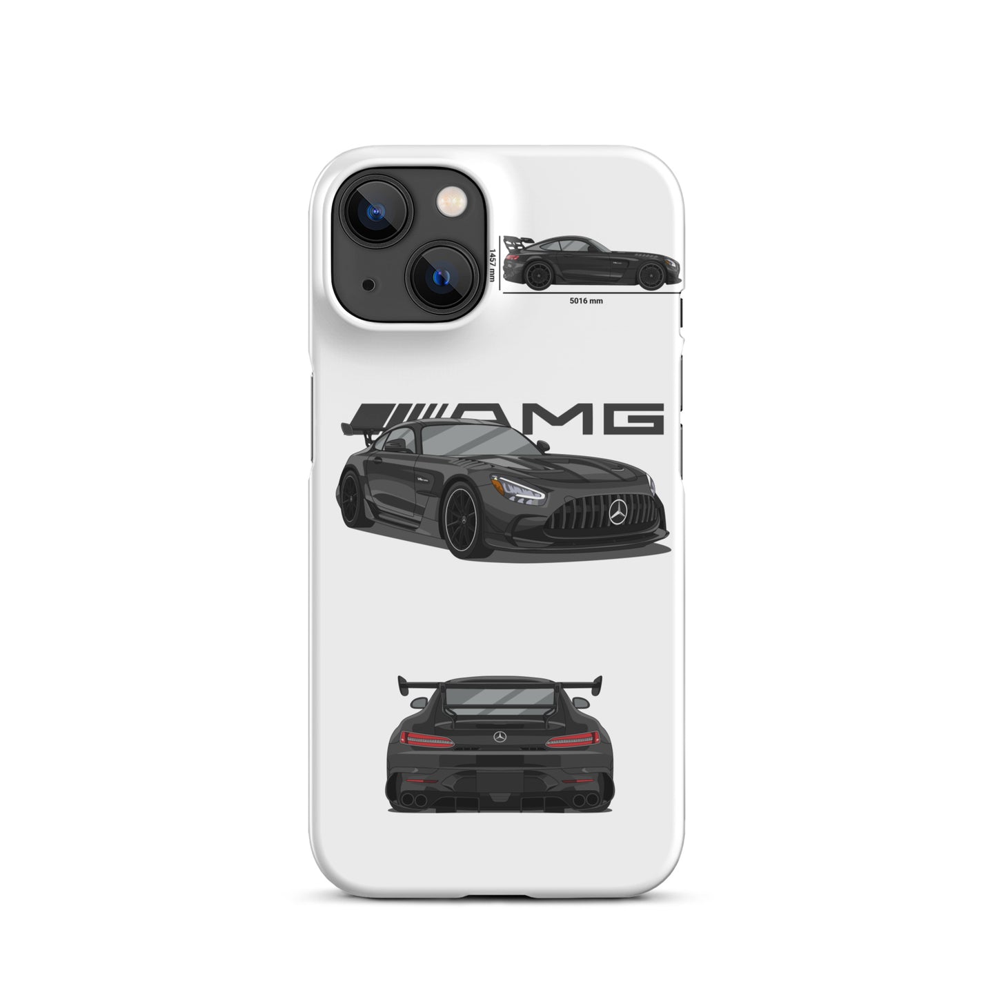 AMG GT Black Series Snap case for iPhone® (White)