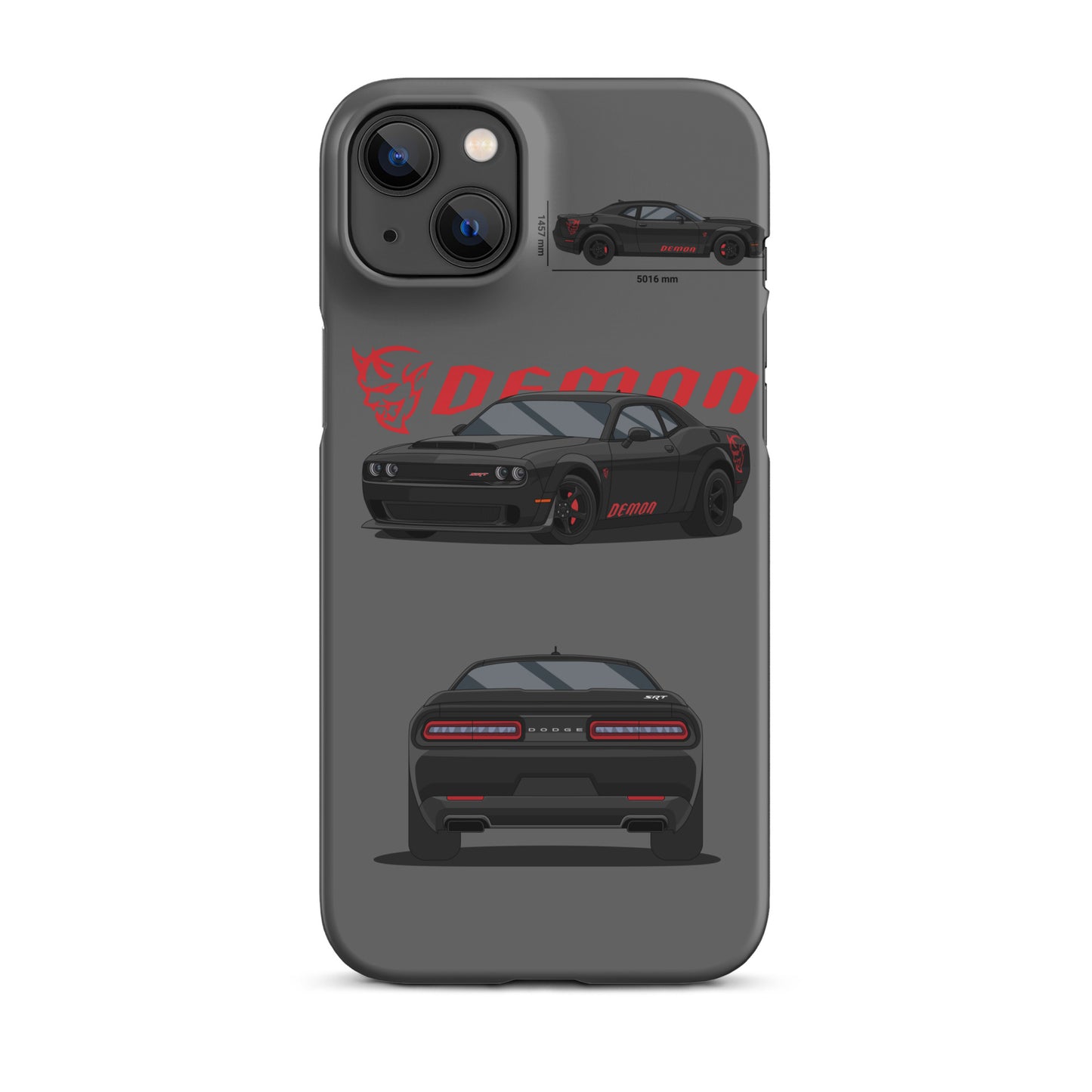 Dodge SRT Demon 170 snap case for iPhone® (Grey)