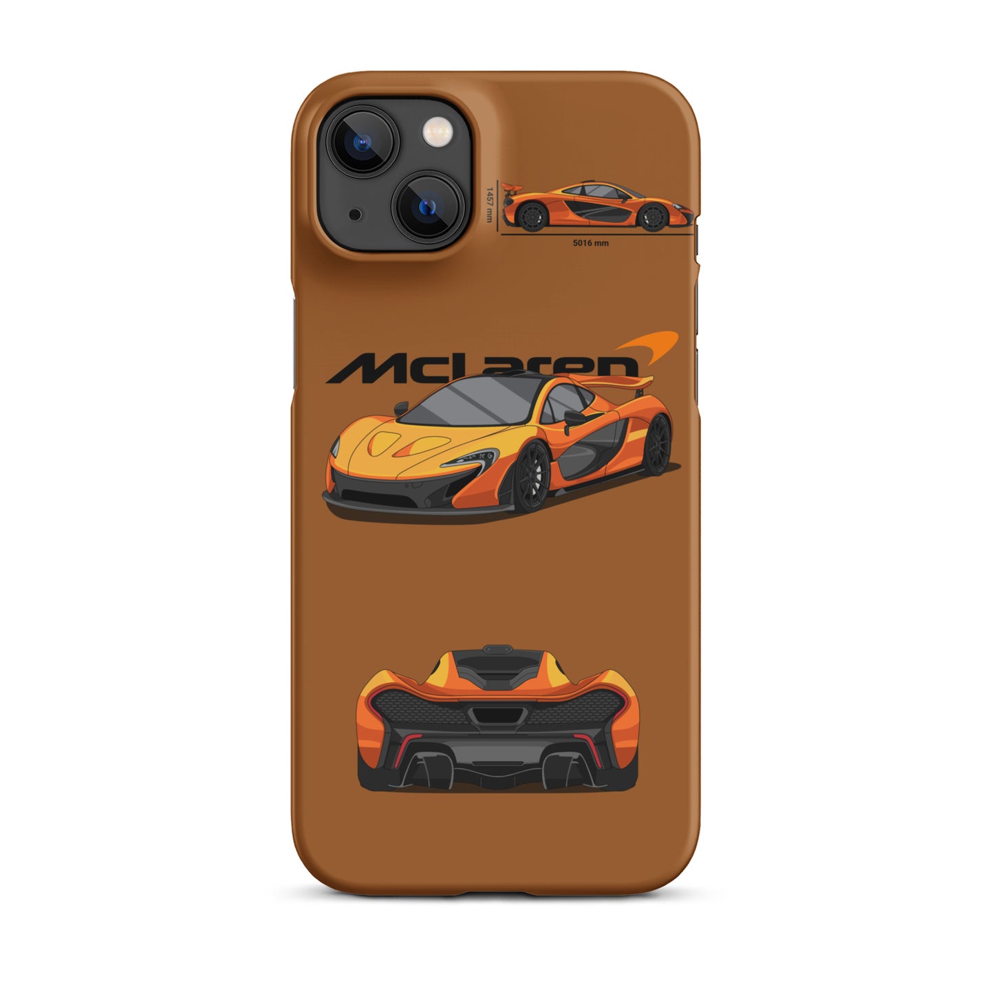 Mclaren P1 Snap case for iPhone® (Orange)