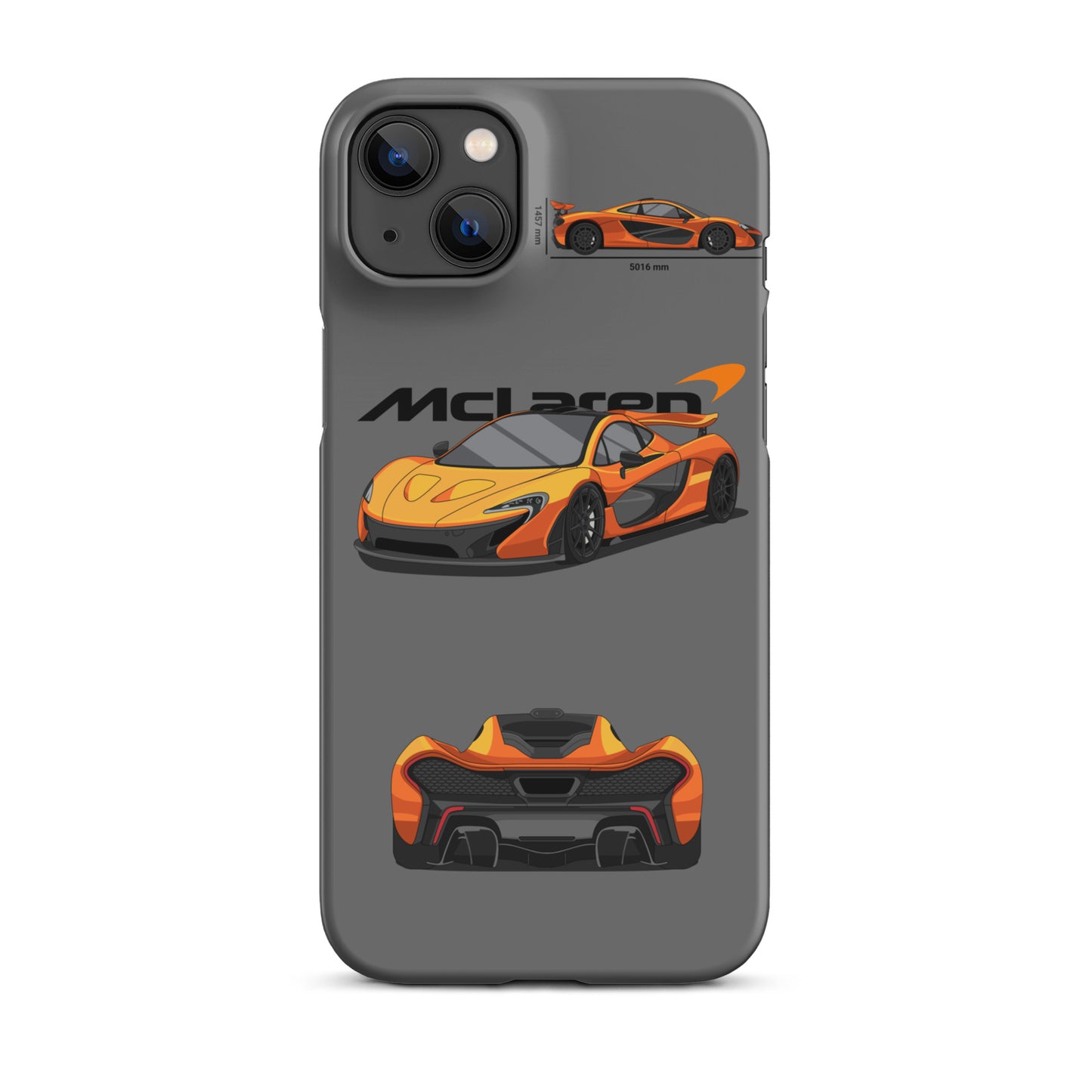 Mclaren P1 Snap case for iPhone® (Grey)