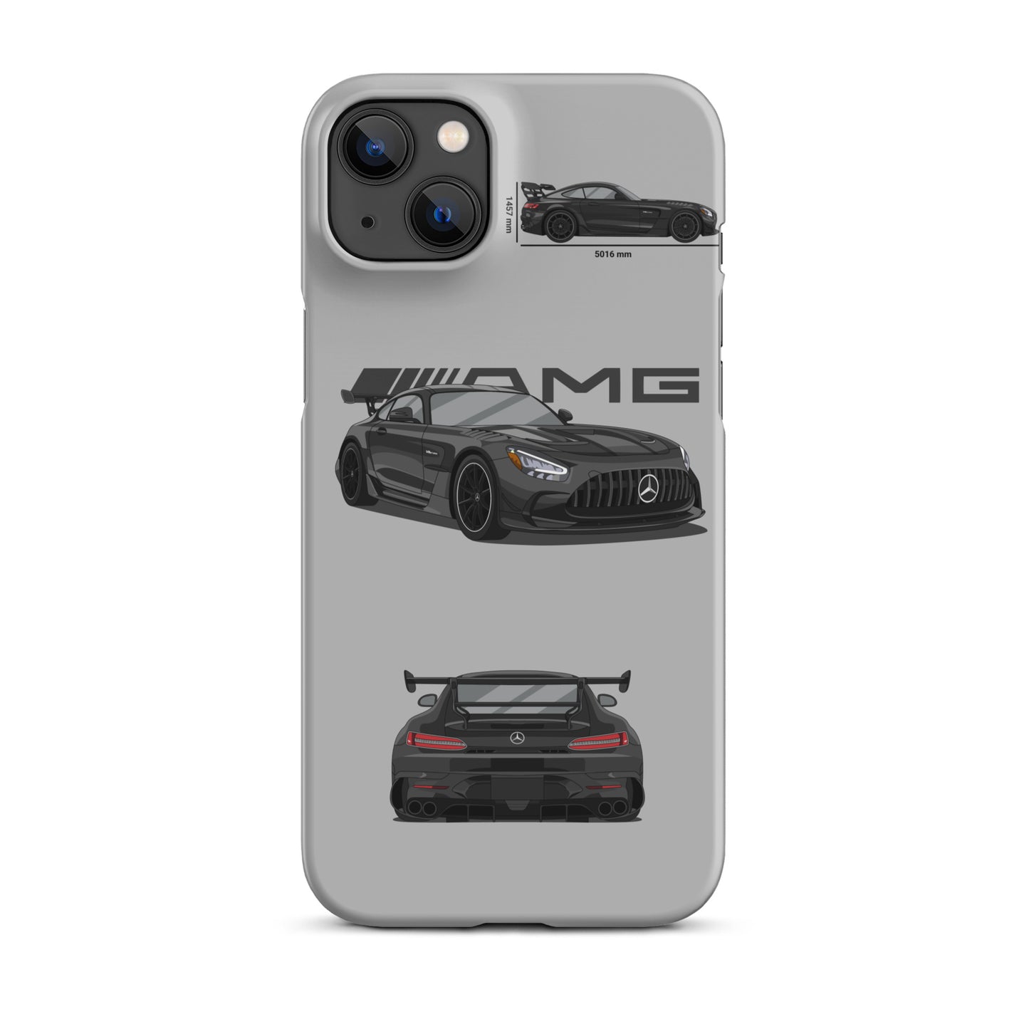 AMG GT Black Series Snap case for iPhone® (Light Grey)