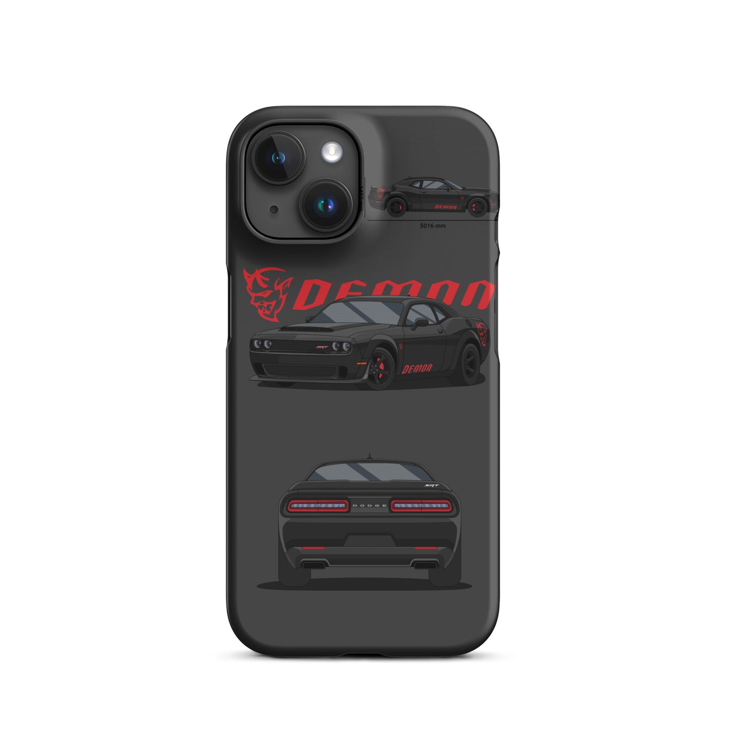 Dodge SRT Demon 170 snap case for iPhone® (Dark Grey)