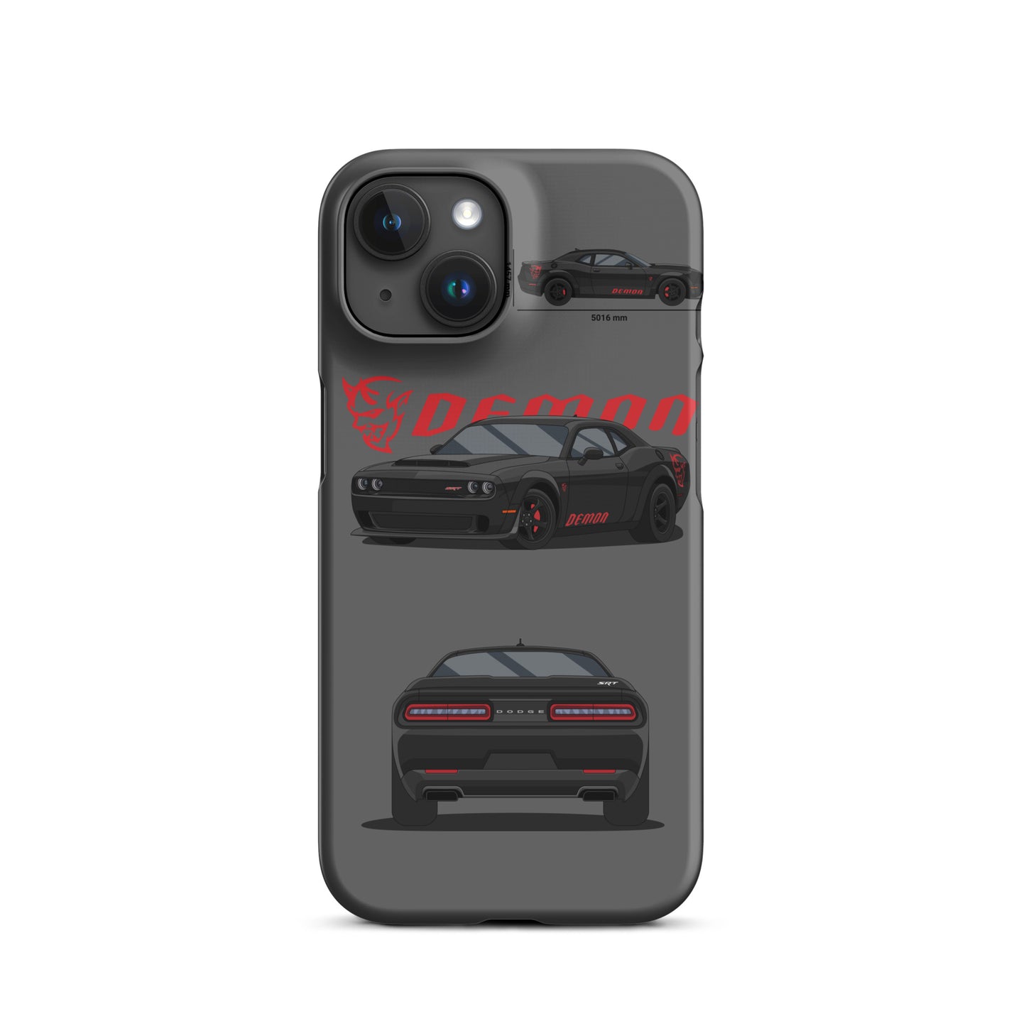 Dodge SRT Demon 170 snap case for iPhone® (Grey)