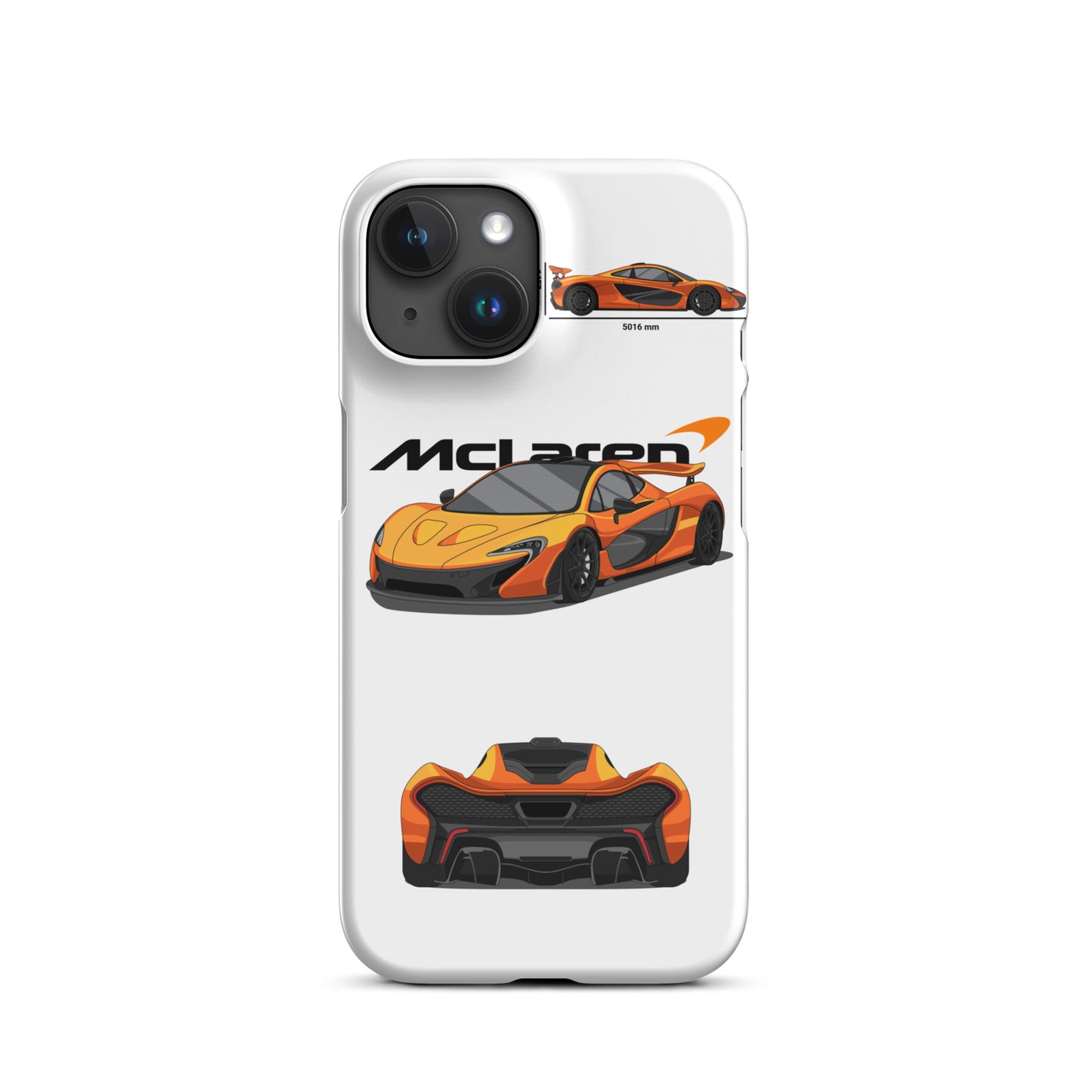 Mclaren P1 Snap case for iPhone® (White)