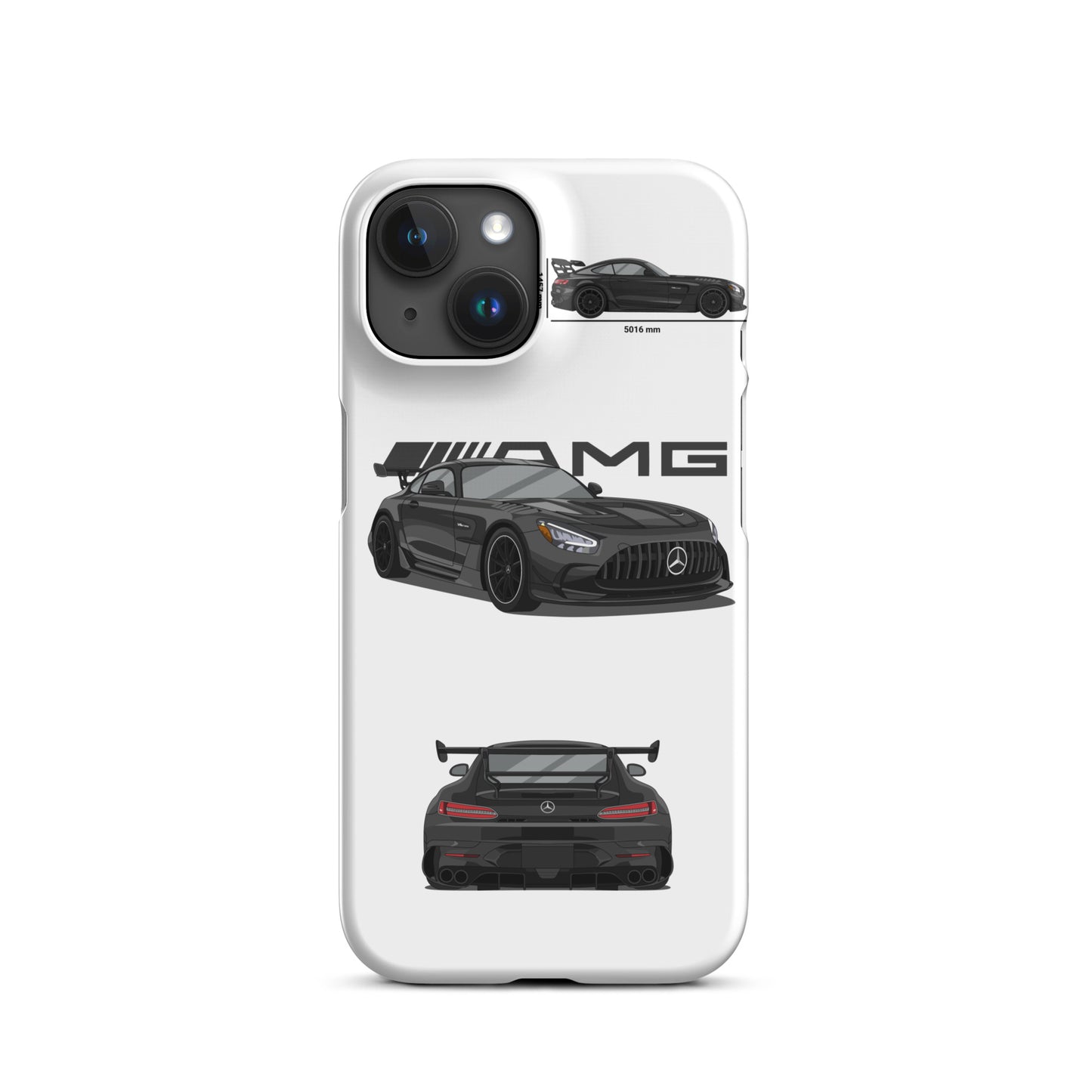 AMG GT Black Series Snap case for iPhone® (White)