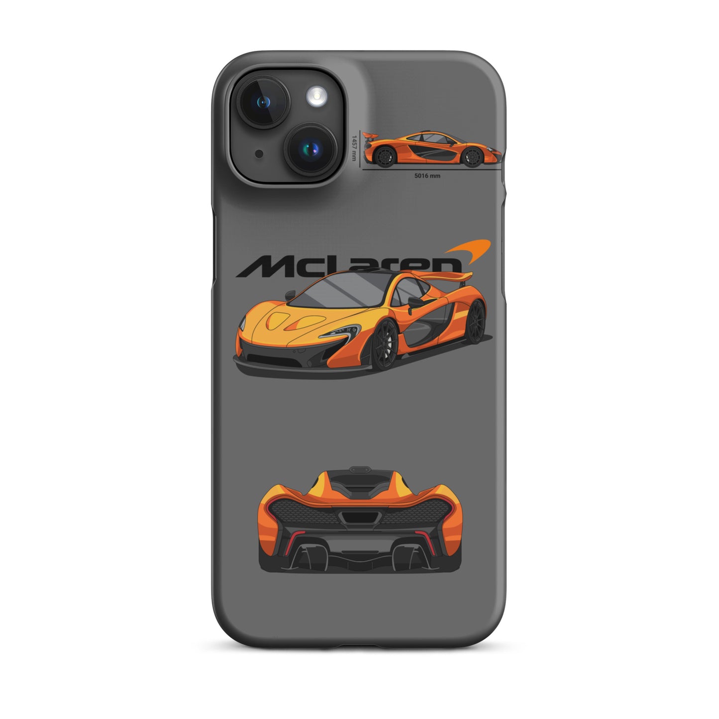 Mclaren P1 Snap case for iPhone® (Grey)