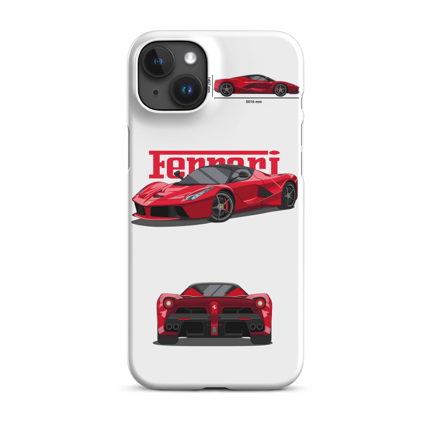 Ferrari LaFerrari Snap case for iPhone® (White)