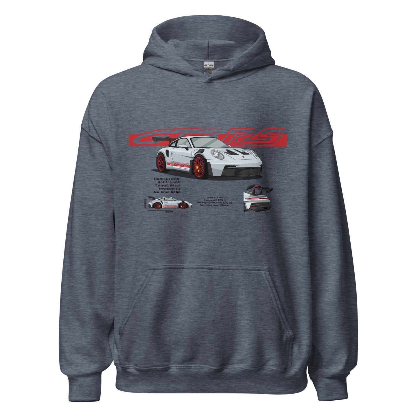 Porsche 911 GT3 RS Unisex Hoodie