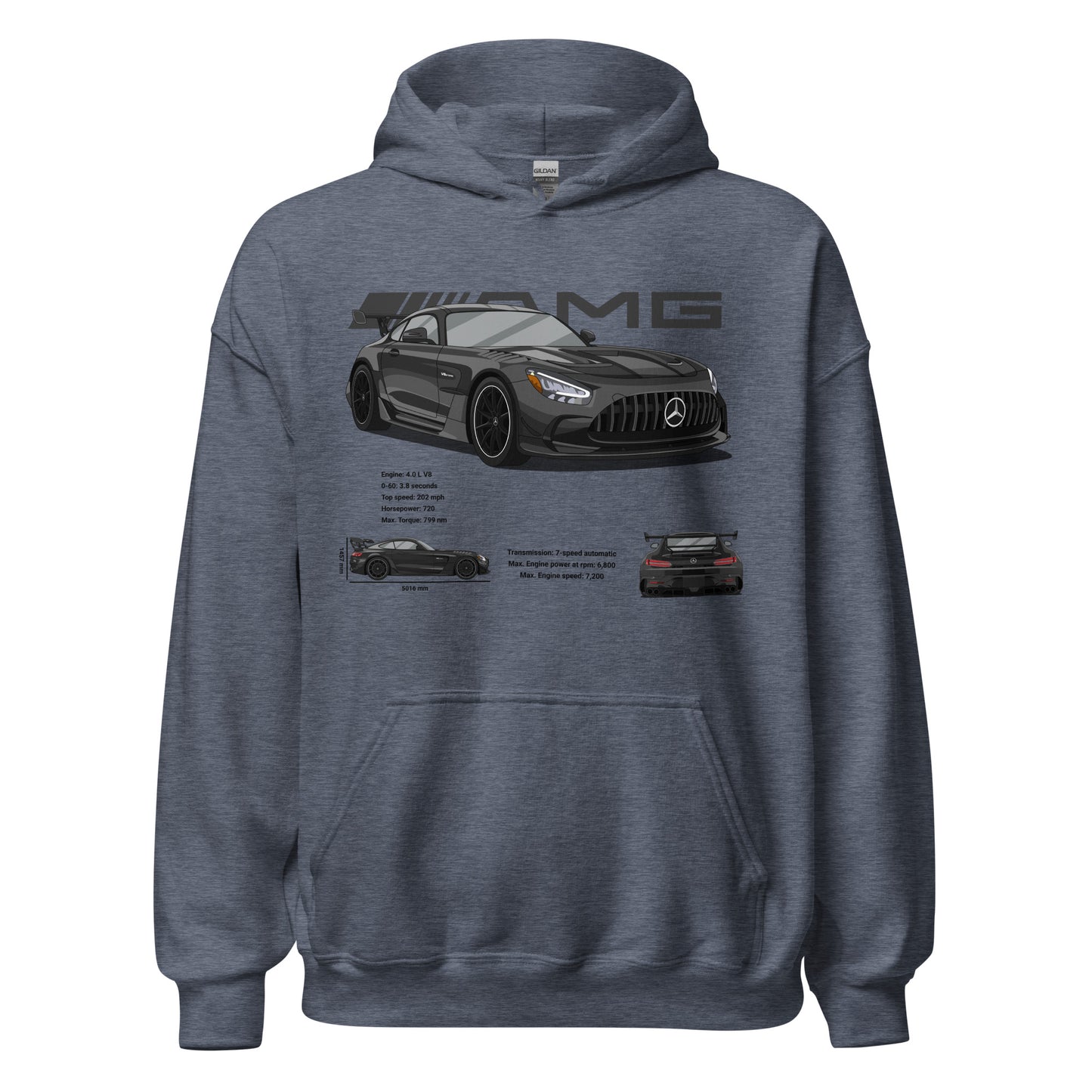 AMG GT Black Series Unisex Hoodie