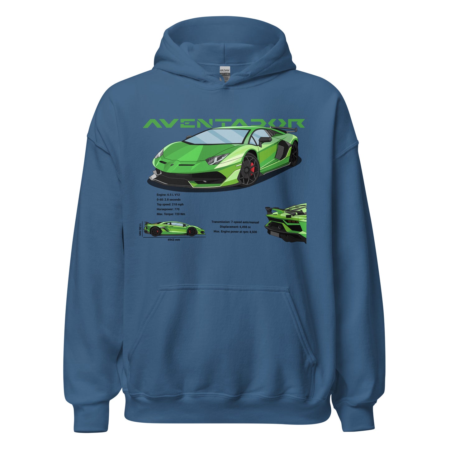 Lamborghini Aventador SVJ Unisex Hoodie