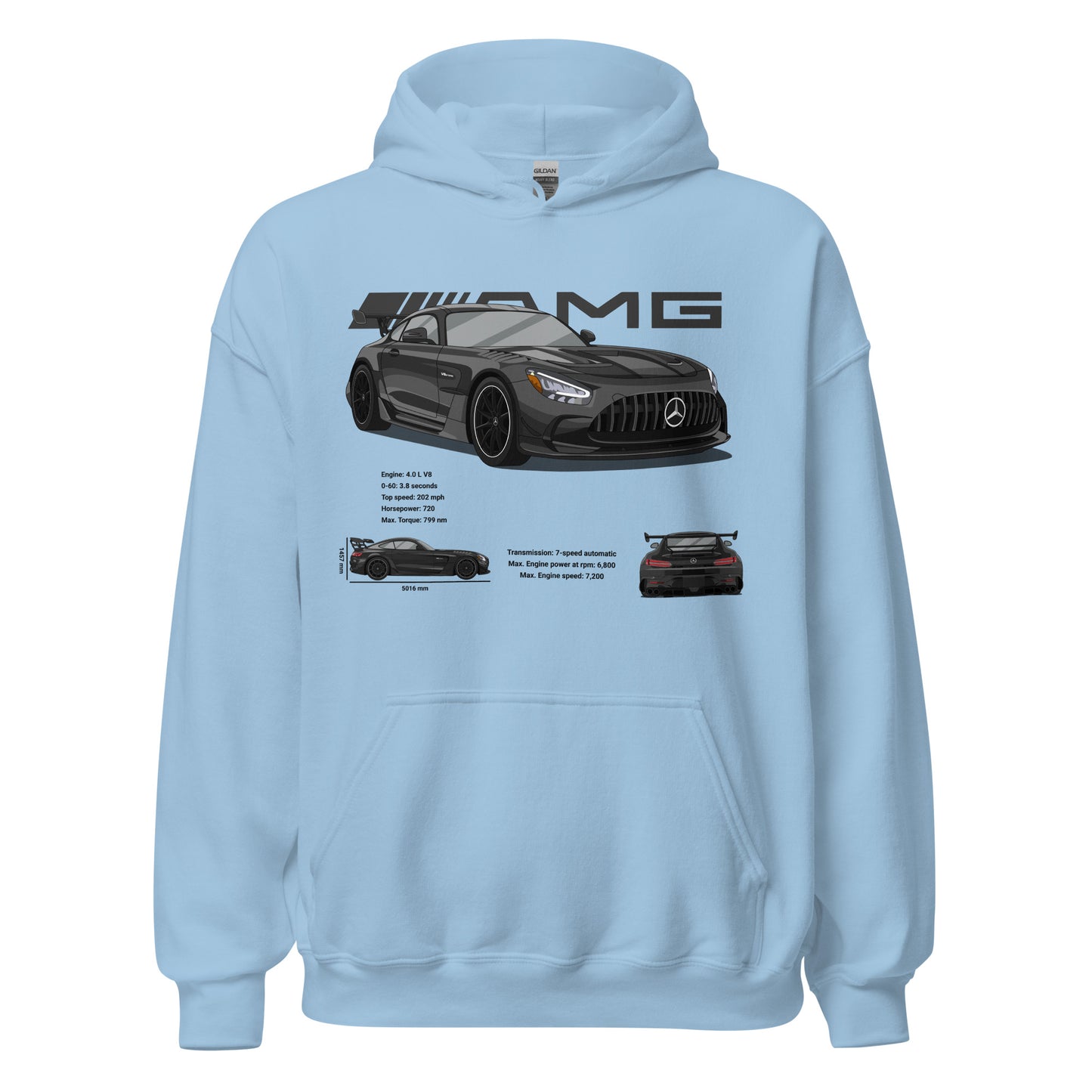 AMG GT Black Series Unisex Hoodie