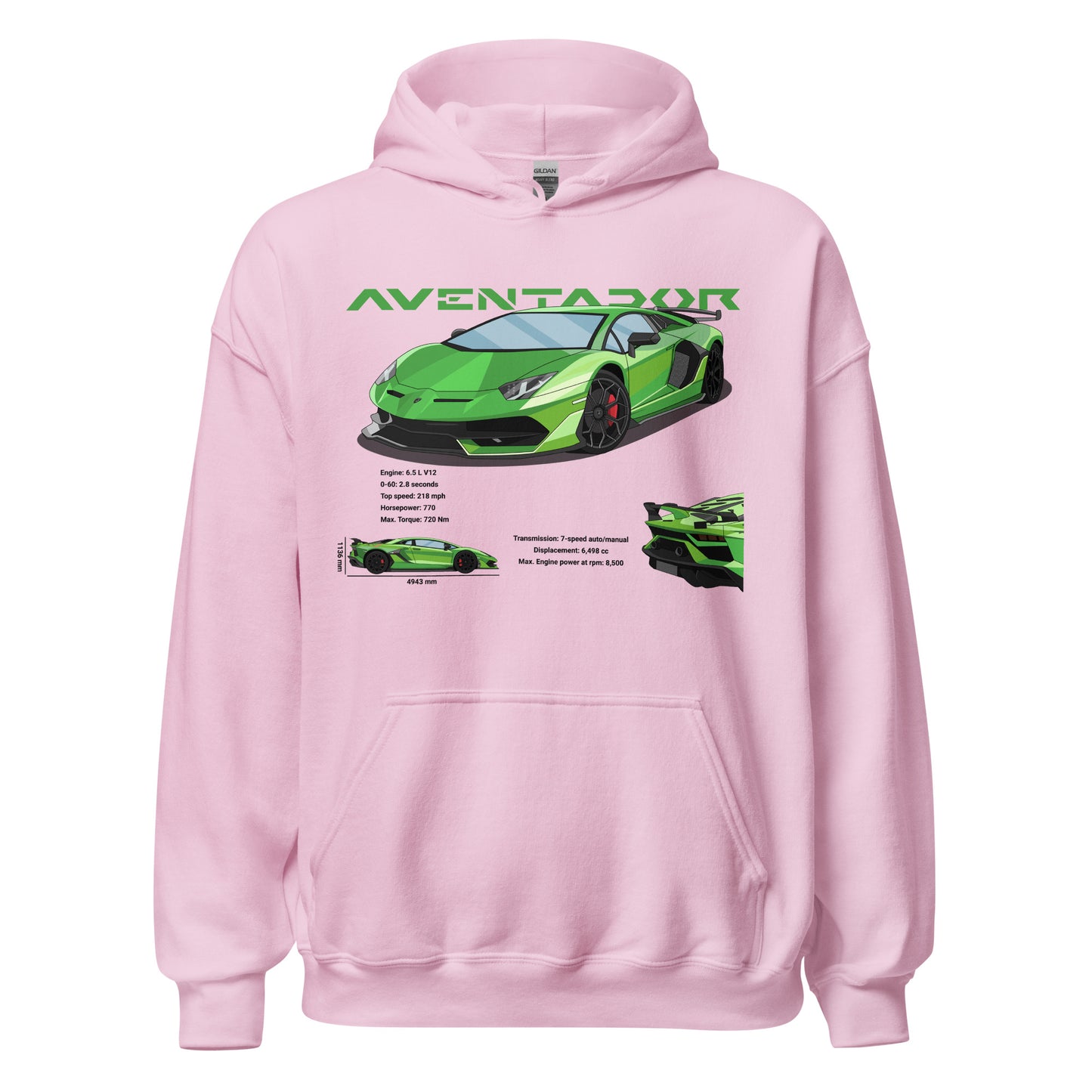 Lamborghini Aventador SVJ Unisex Hoodie