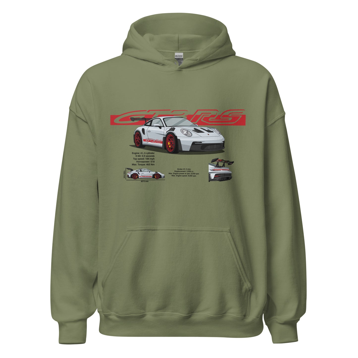 Porsche 911 GT3 RS Unisex Hoodie