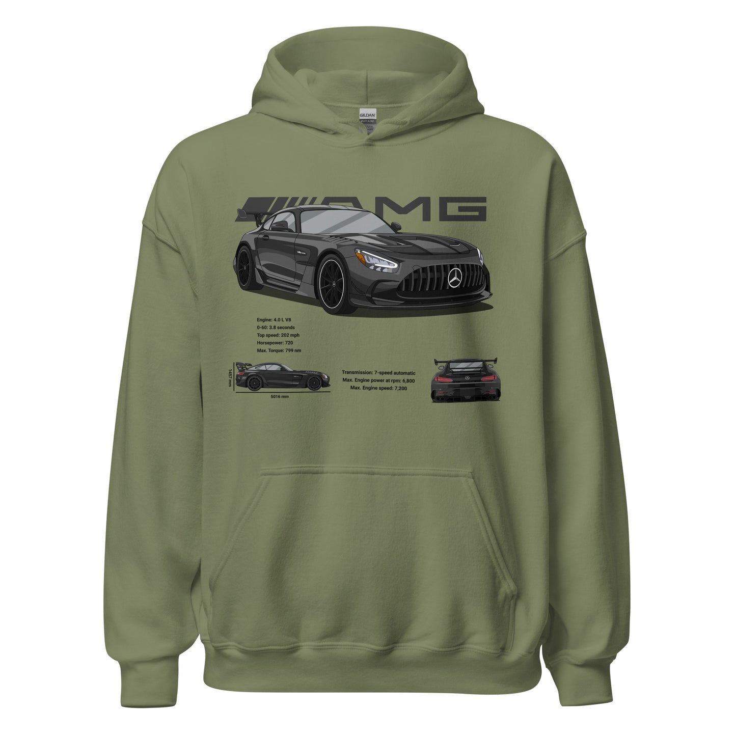 AMG GT Black Series Unisex Hoodie