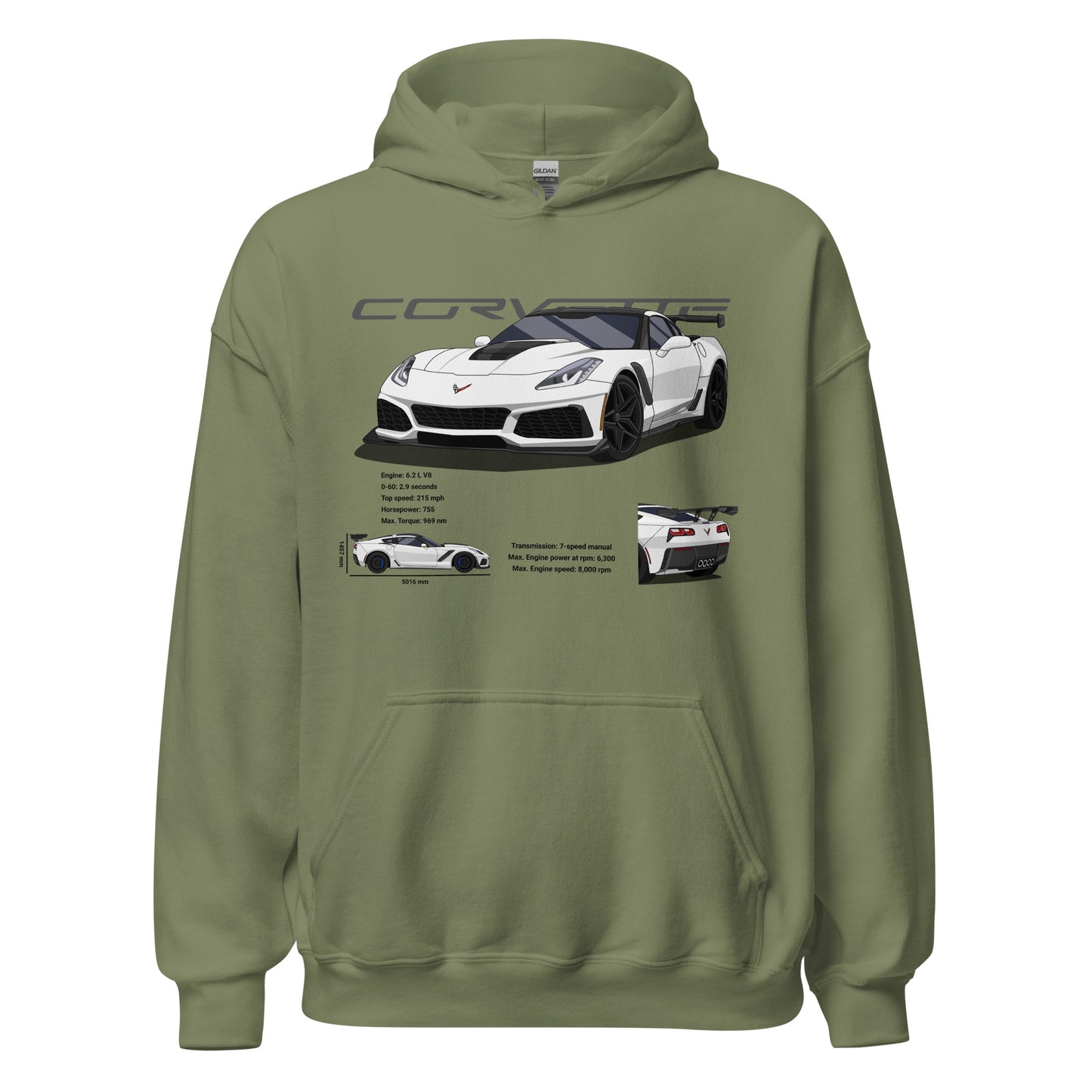 Corvette C7 ZR1 Unisex Hoodie