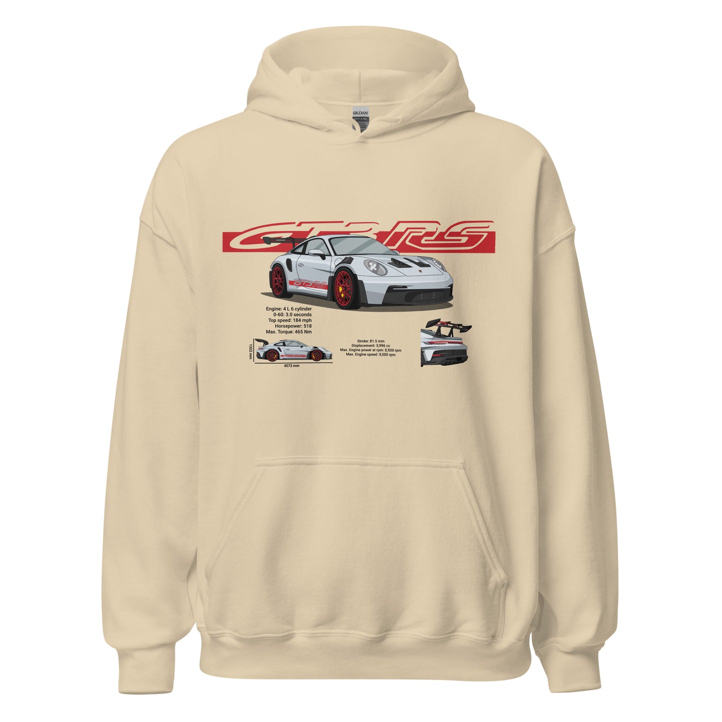 Porsche 911 GT3 RS Unisex Hoodie