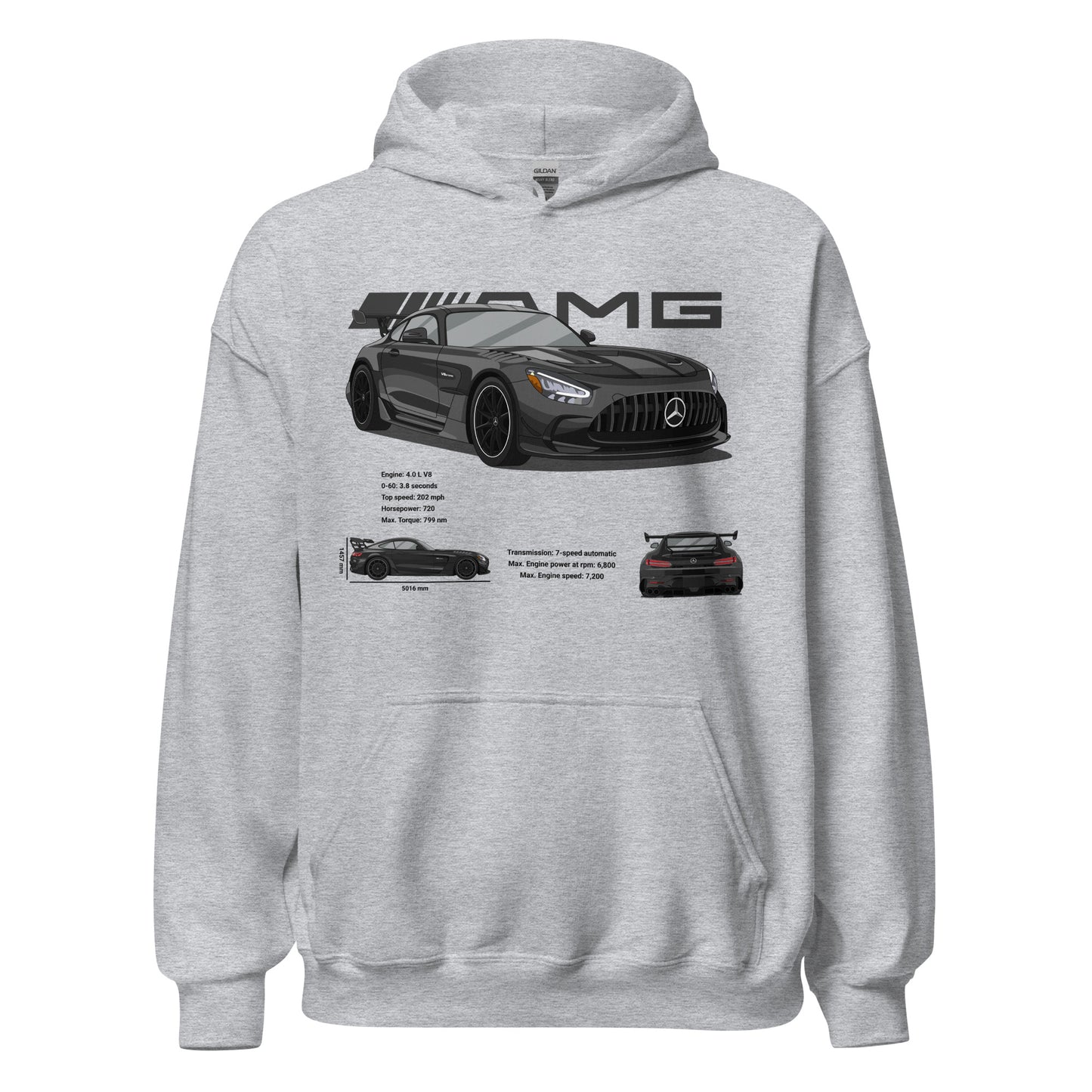 AMG GT Black Series Unisex Hoodie