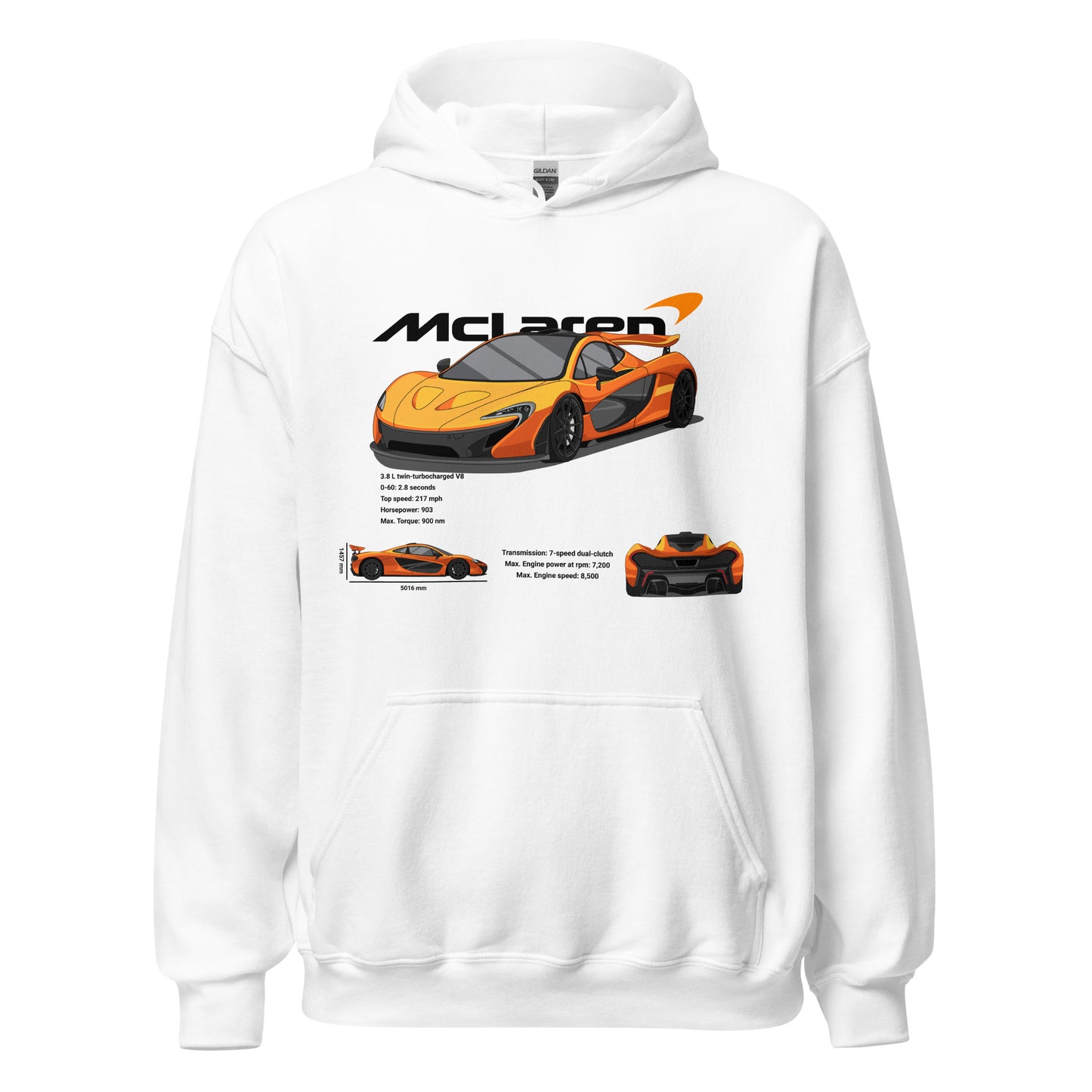 Mclaren P1 Unisex Hoodie