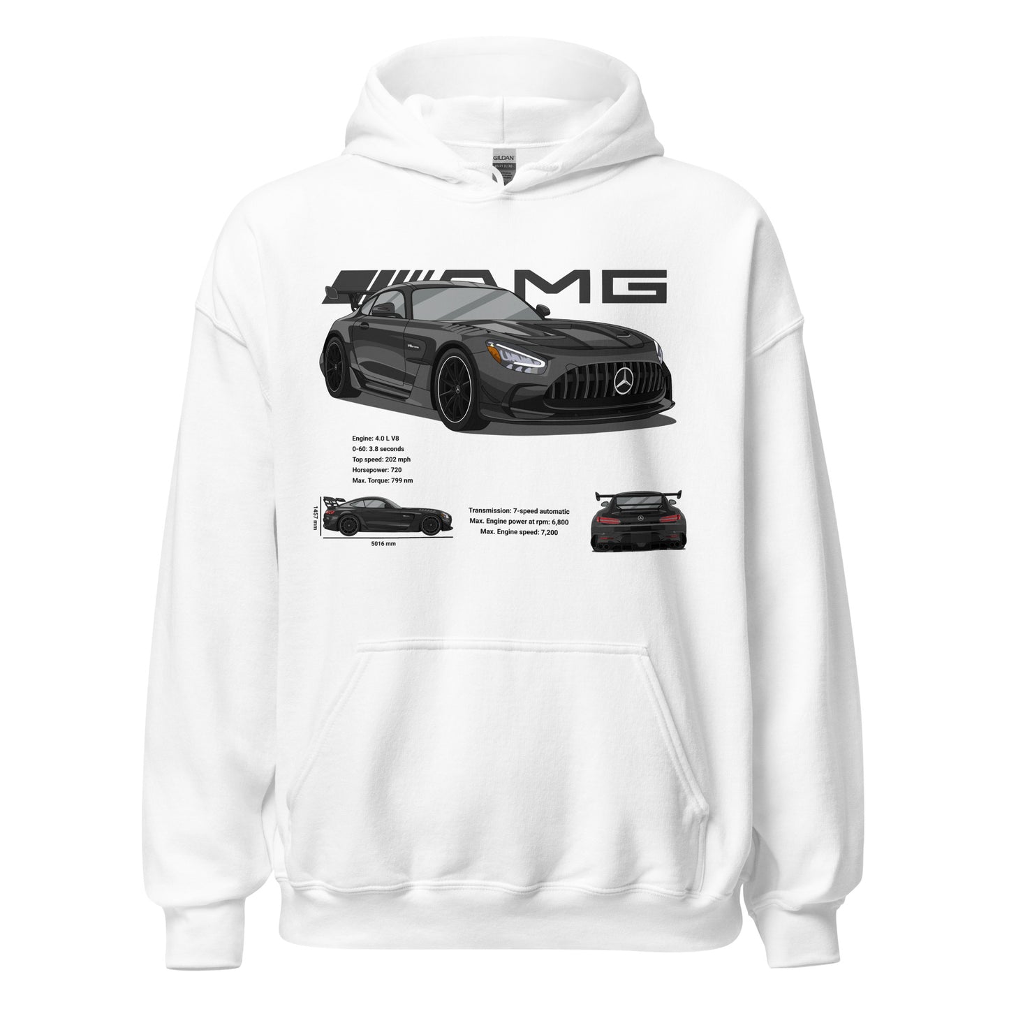 AMG GT Black Series Unisex Hoodie